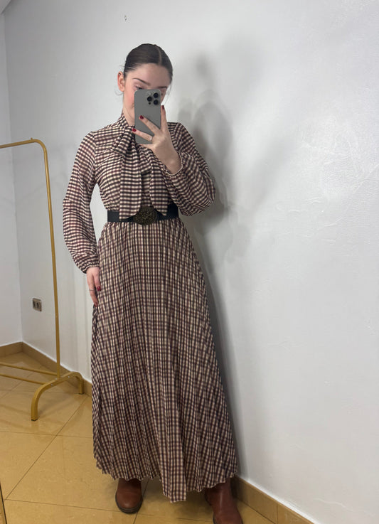 Vestido cuadros