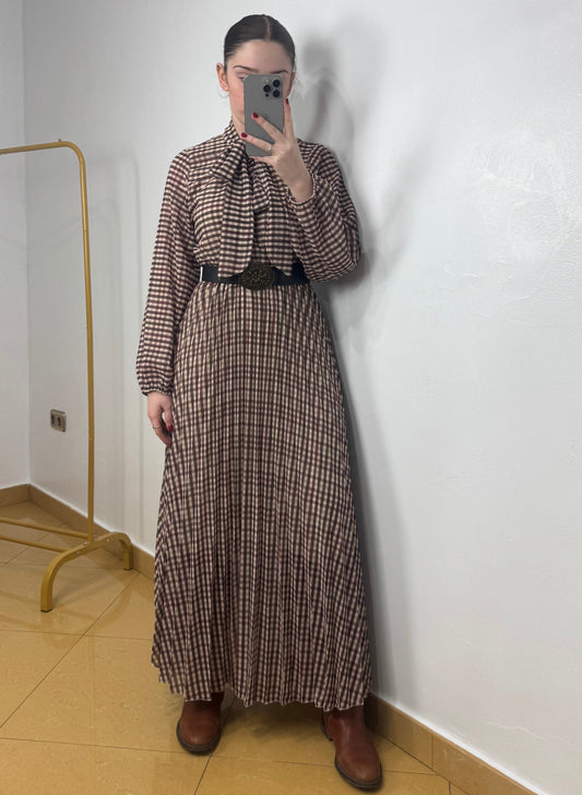 Vestido cuadros