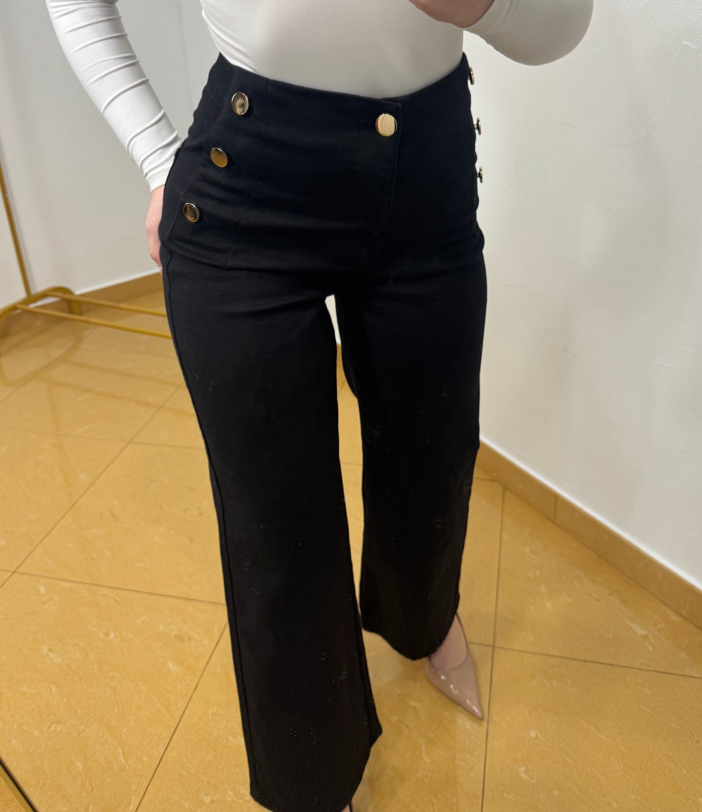 PANTALON VAQUERO NEGRO